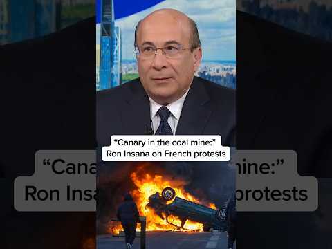 'Canary in the coal mine': Ron Insana on French protests