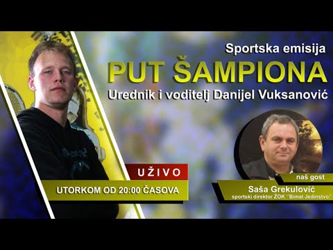 eBrčko UŽIVO - Put šampiona #8 - gost Saša Grekulović