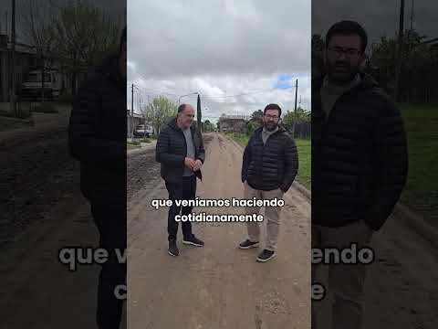 Mejoras en las calles de Tres Arroyos: retomamos los trabajos cuando el clima lo permita