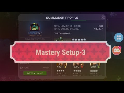 Marvel Contest Of Champions-Best Mastery Setup For Increasing PI Of Champions-3