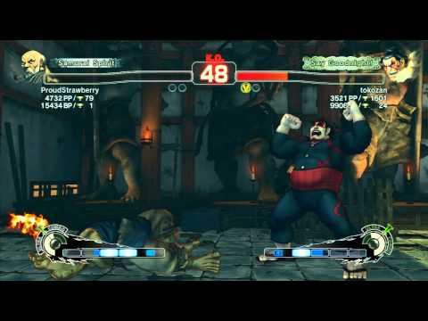 SSF4 AE: ProudStrawberry (Gouken) vs tokozan (Honda) - Ranked Match (720p HD)