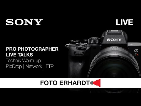 SONY Pro-Photographer Live Talks Technik Warm-up: PicDrop / Network / FTP
