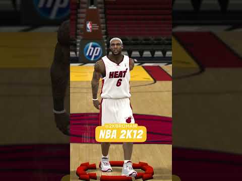 Hitting A 3pt Shot With LeBron James in Every NBA 2K! Through The Years 2K4 - 2K24