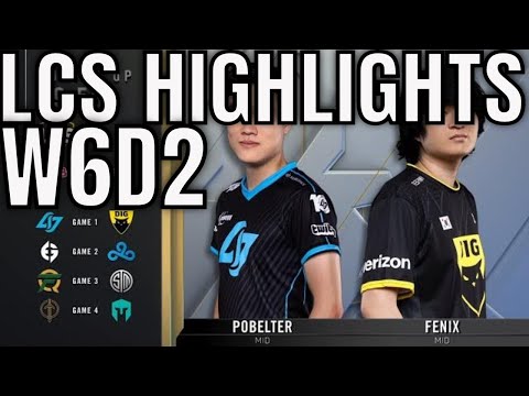 LCS Highlights ALL GAMES Week 6 Day 2 Summer 2020 - League Championship Series
