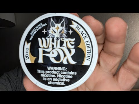 White Fox Black Edition Nicotine Pouches Review 
