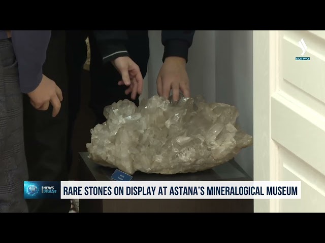Rare stones on display at Astana’s Mineralogical Museum