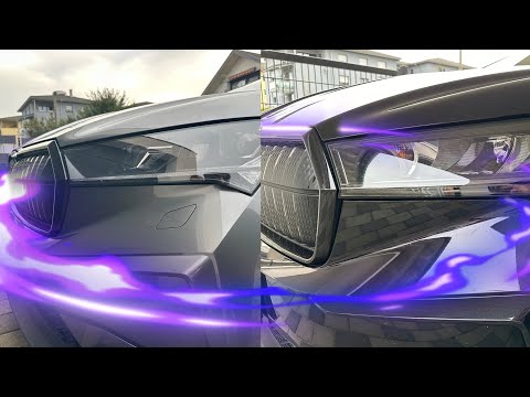 LED Standard Serien Scheinwerfer vs LED Matrix Scheinwerfer am Skoda Enyaq IV VW ID 4 5