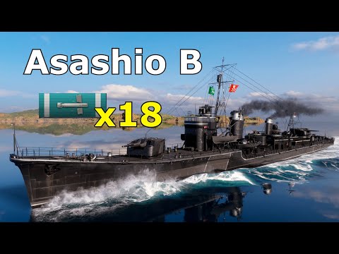 World of WarShips Asashio B - 5 Kills 250K Damage