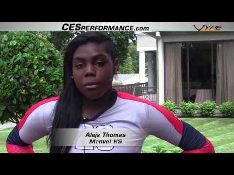 Aleja Thomas of Manvel Volleyball