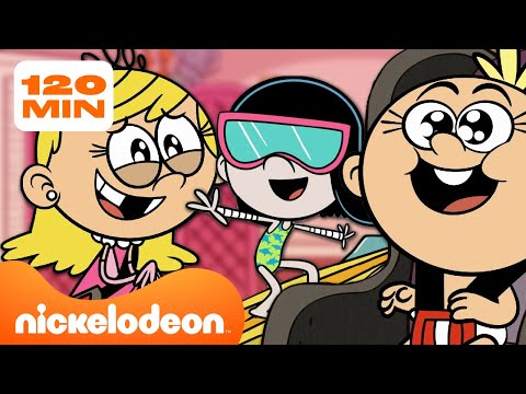 Capa de Loud House | Compilação das Irmãzinhas de The Loud House - 2 HORAS 🤣 | Nickelodeon em Português