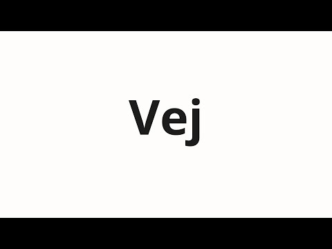 How to pronounce Vej | Вей (Vay in Russian)