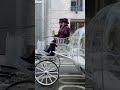 Magical White Horses Glass Carriage London