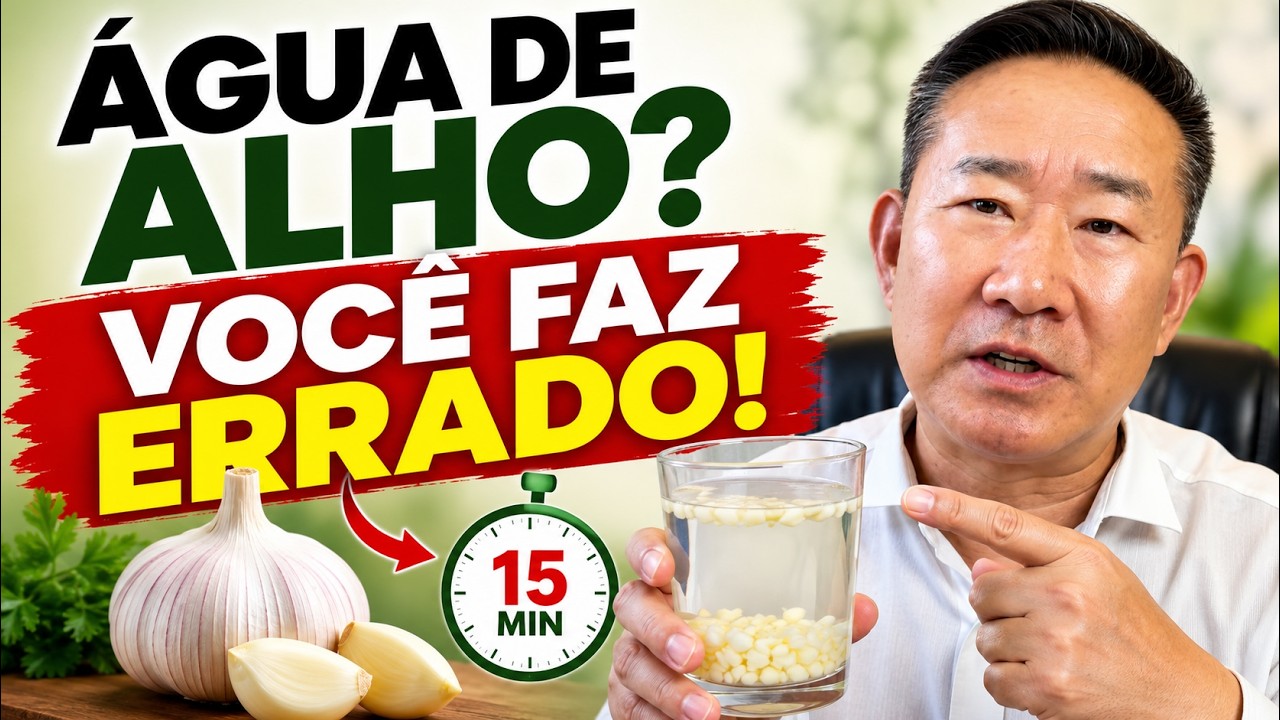A MAIORIA PREPARA ÁGUA DE ALHO DO JEITO ERRADO | Peter Liu