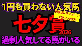 【知らないと損】七夕賞2026過剰人気している…上位人気3頭の中でもっとも飛ぶリスクが高い馬はあの馬