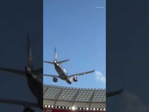 Watch: stunning video shows two jets flying low over a South African stadium #shorts