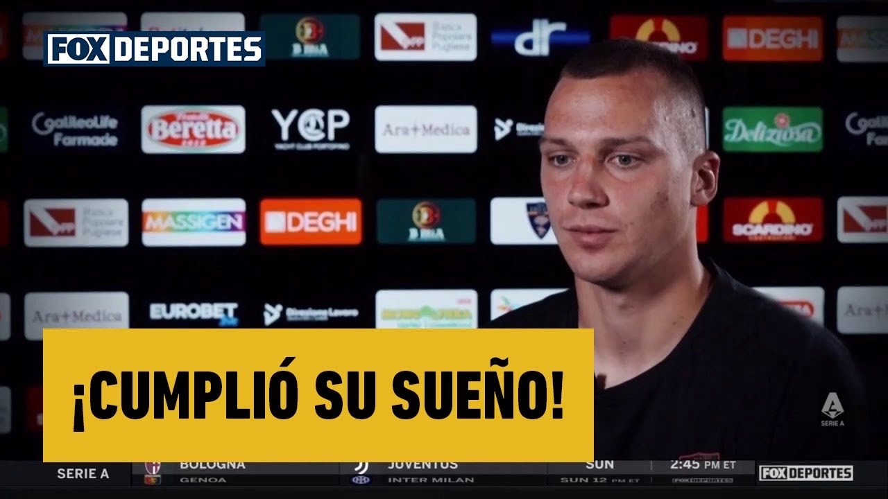 🤩🔥 ¡CUMPLIÓ SU SUEÑO! Nikola Štulić nos cuenta cómo logró llegar a la Serie A | Serie A