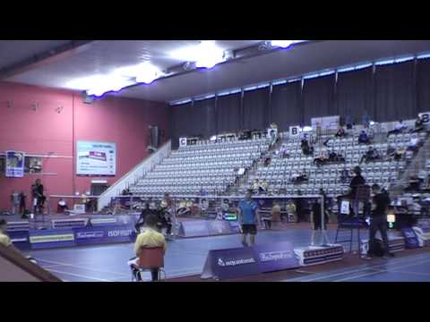 MMČR badminton 2014 WS Li MICHELLE - Anna Thea MADSEN game 1