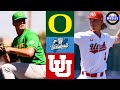 #3 Oregon vs #7 Utah | Pac 12 Tournament Pool Play | 2024 College Baseball Highlights