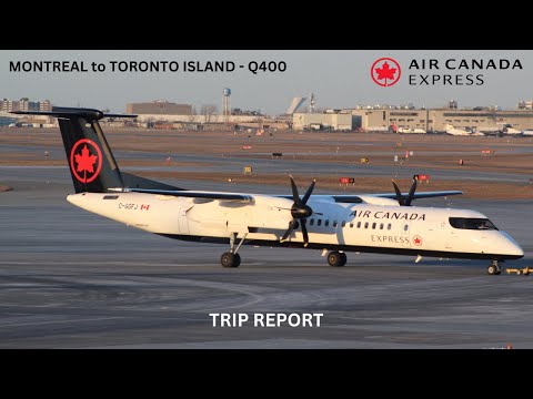 Miniatura de YouTube para Air Canada De Havilland (Bombardier) DHC-8-400 Dash 8Q