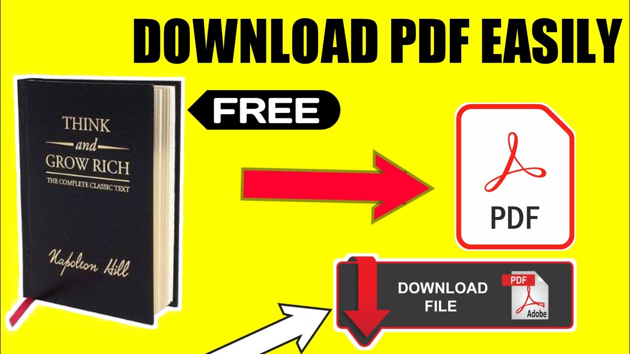 How To Download PDF Think & Grow Rich in Hindi | Think & Grow Rich PDF 2021 | Napolion Hill Book PDF