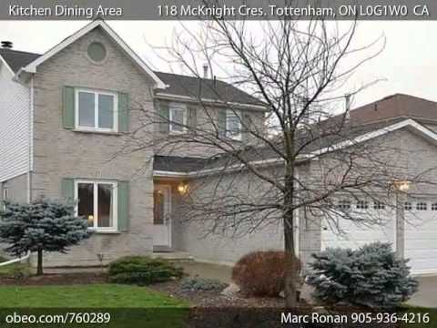 118 McKnight Cres. Tottenham ON L0G1W0