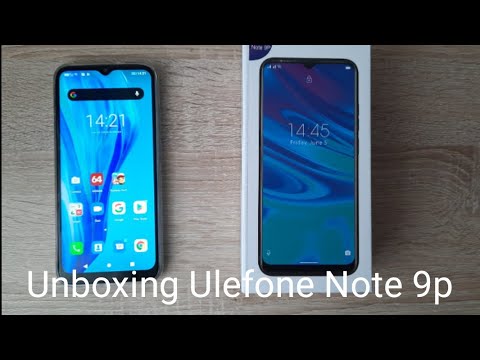 Ulefone Note 9p unboxing and short review