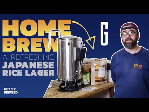 Exceptional Japanese Rice lager Recipe brewed on the Grainfather
