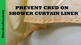 Clean Shower Curtain Mold Mildew...Prevent Crud On Shower Curtain Liner Bottom