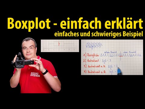 Boxplot - simple and difficult example | Lehrerschmidt