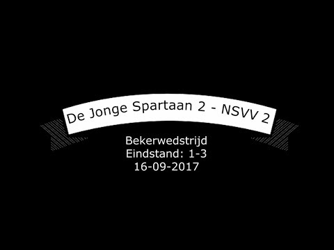 De Jonge Spartaan 2 - NSVV 2, 16-09-2017