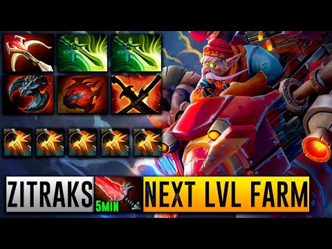 Zitraks Gyrocopter - NEXT LVL FARM - Dota 2 Pro Gameplay [Watch & Learn]