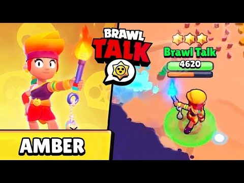 REAZIONE ALL NUOVO BRAWLER AMBRA!!!-Brawl talk stars😍