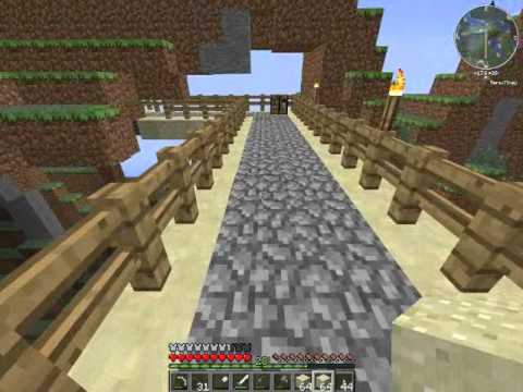 Opa spielt Minecraft 282 - Stützen für die Brücke