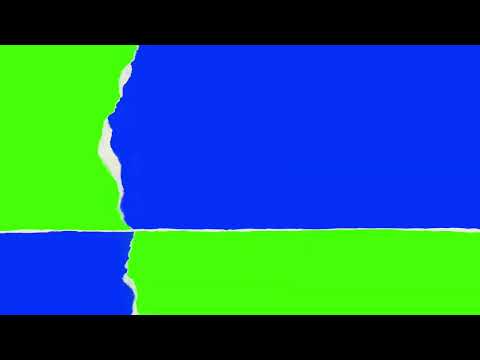 Paper Rip Transition Green Screen