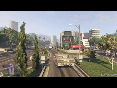 GTA 5 | Menembus Pertahanan Militer dan Mencuri Tank