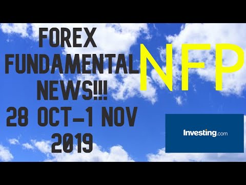 Forex Fundamental news|| 28 Oct - 1 Nov 2019