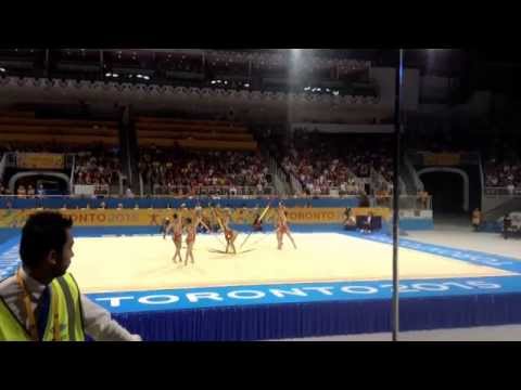 Jul 19, 2015 PanAm 2015 Synchronized Ribbons Gymnastics