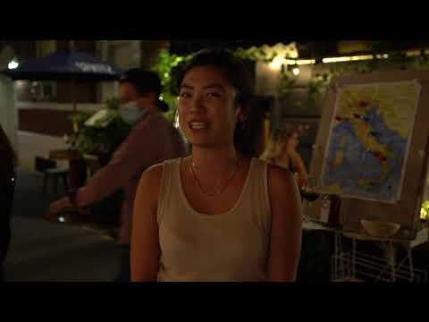 Mesa italiana autêntica: série de jantares da mesa do chef na Osteria57