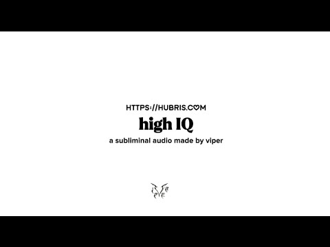 high IQ.