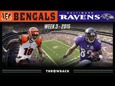 A.J. & Steve Smith Duel for the Win! (Bengals vs. Ravens 2015, Week 3)