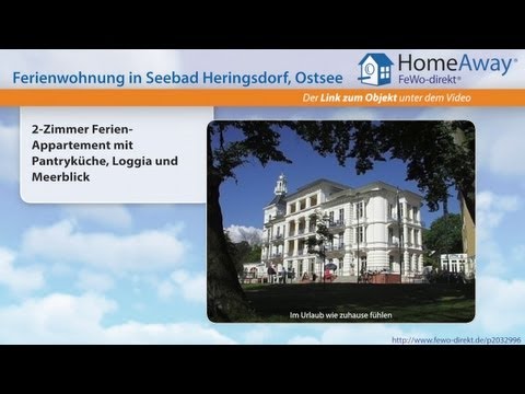 Usedom: 2-Zimmer Ferien-Appartement mit Pantryküche, Loggia und Meerblick - FeWo-direkt.de Video