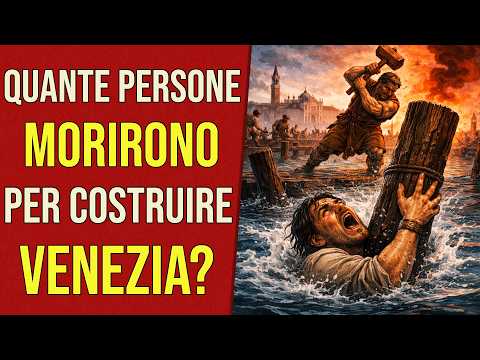 How many people died building Venice on water?