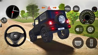Dollar Song Modified Mahindra Black Thar || Indian Car Simulator 3D || Car Game 3D