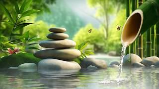 Deep Zen Piano Music 🍃 Water Sounds, Candles & Peaceful Meditation