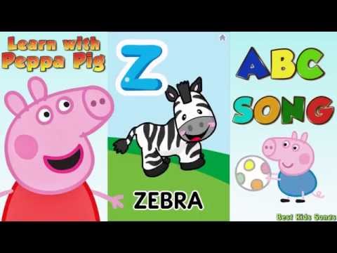 Peppa Pig - ABC Song for Kids - Learn Alphabet with Peppa Pig and Fisher Price