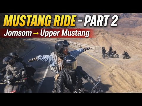 Mustang Ride  Part -2 ||Jomsom To Upper || Royal Enfield 350  Reborn || Mustang - Lomanthang ||