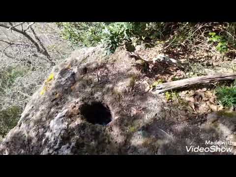 Tempio etrusco di Narce, Viterbo, cinta muraria, ipogei ed elefante finale. Di Luca Zampi.