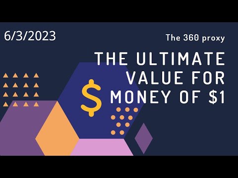 【IP message】The ultimate value for money of $1-360proxy#ips #s5 #technology