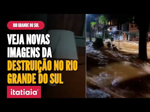 VEJA NOVAS IMAGENS DA DESTRUIÇÃO NO RIO GRANDE DO SUL APÓS CHUVAS