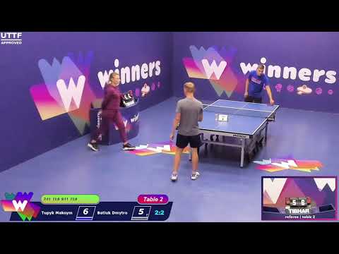Winners League  27.08.21 Tupyk Maksym - Batiuk Dmytro 18:30